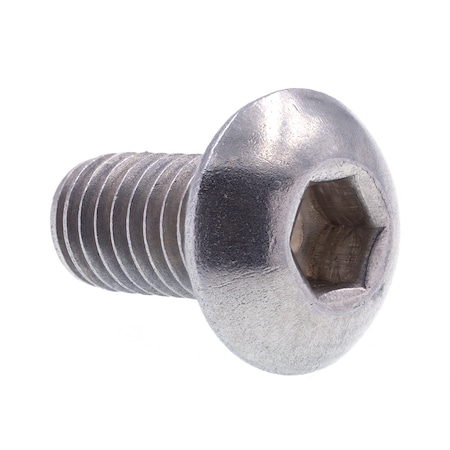 Prime-Line #10-32 Socket Head Cap Screw, Button, Plain Stainless Steel, 3/8 in Length, 10 PK 9169040